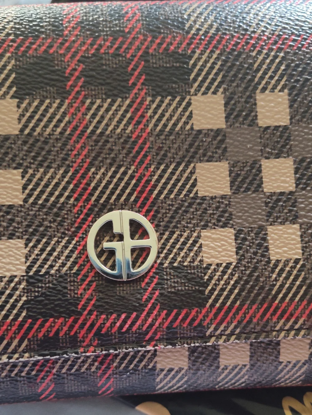 Giani Bernini stylish plaid